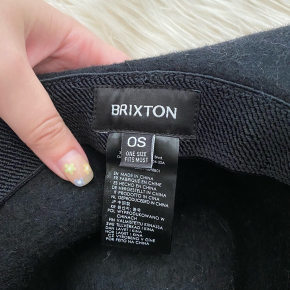 Brixton Black Wool Mesa Fedora Western Hat main image 7